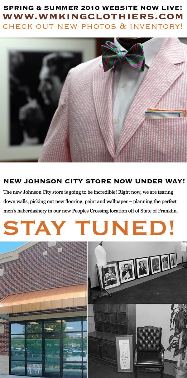 Spring & Summer Website Now Live! &bull; New Johnson City Store Now Under Way!