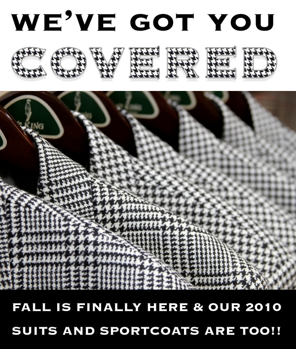 We've Got You Covered!