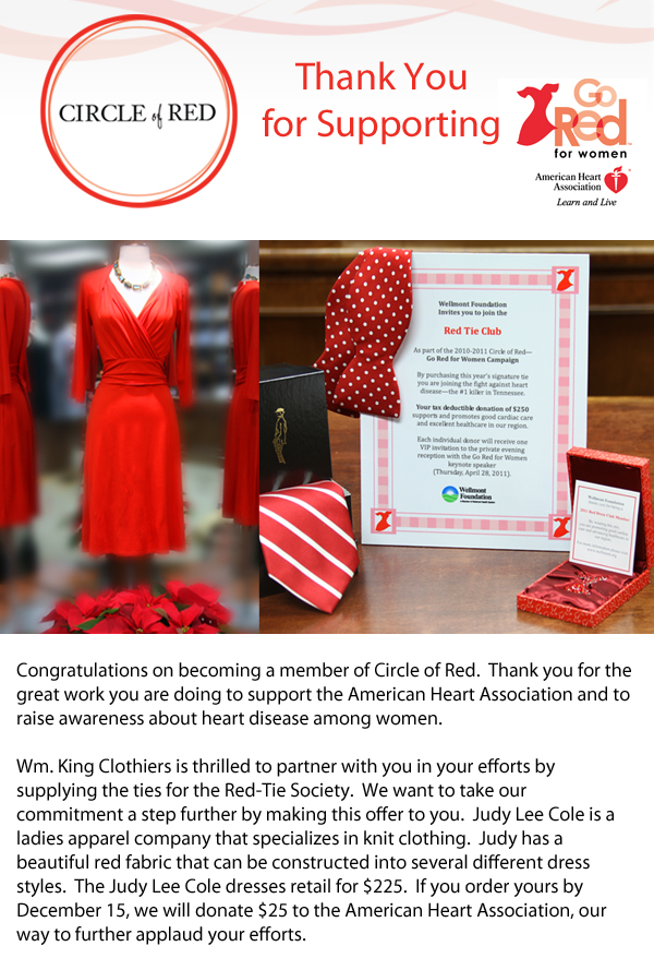 Thank You for Supporting Go Red for Women