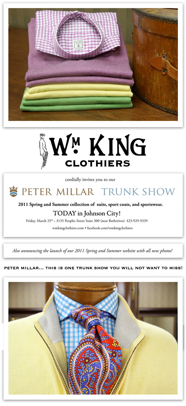 2011 Spring Peter Millar Trunk Show