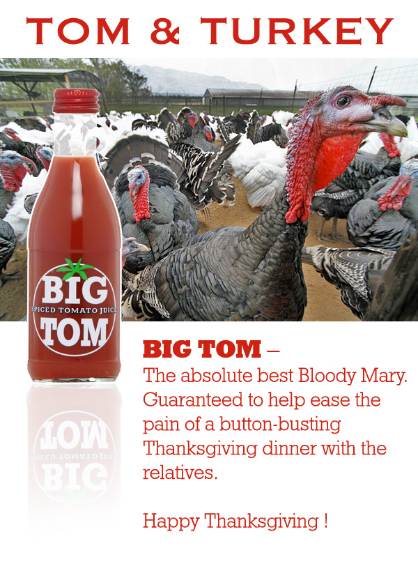 Tom & Turkey Just a friendly reminder that the annual Downtown Holiday Open House is tonight from 5 - 8 pm!
