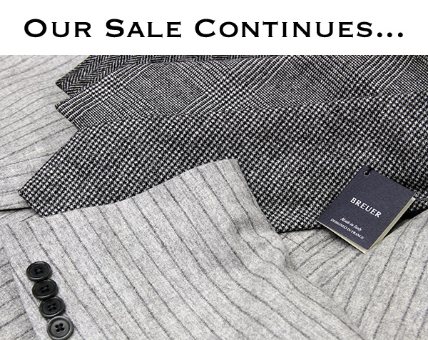 Our Sale Continues...