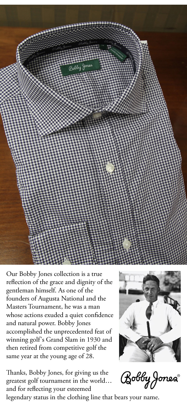 Thanks, Bobby Jones